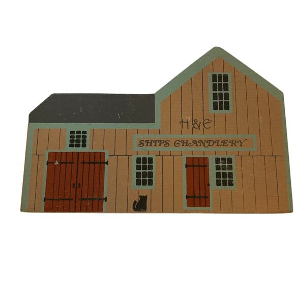 1987 The Cat’s Meow Lot of 3 Buildings – Signed Faline - Picture 4 of 6